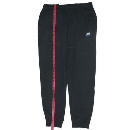 Nike Men's Black Fleece Jogger Sweatpants L Regular Fit Activewear