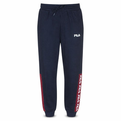 Fila Men's Black Jogger Sweatpants Small - Logo Side Stripe