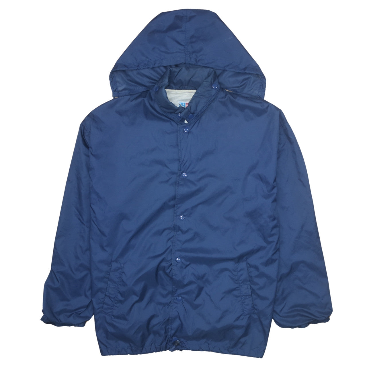 Mens UK Size XL Free Wear Blue Windbreaker Coat
