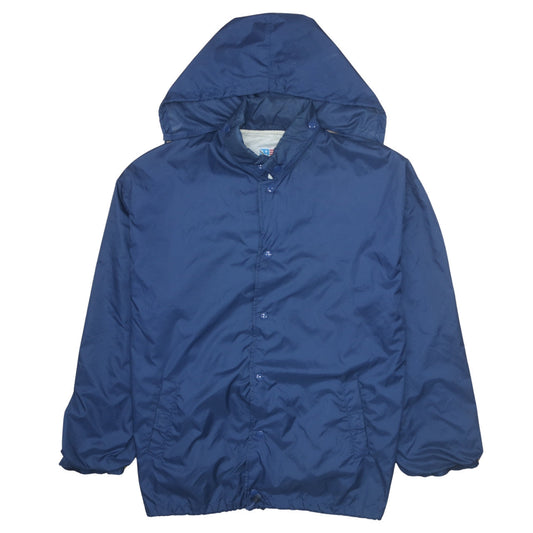 Mens UK Size XL Free Wear Blue Windbreaker Coat