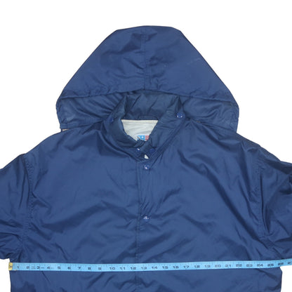 Mens UK Size XL Free Wear Blue Windbreaker Coat