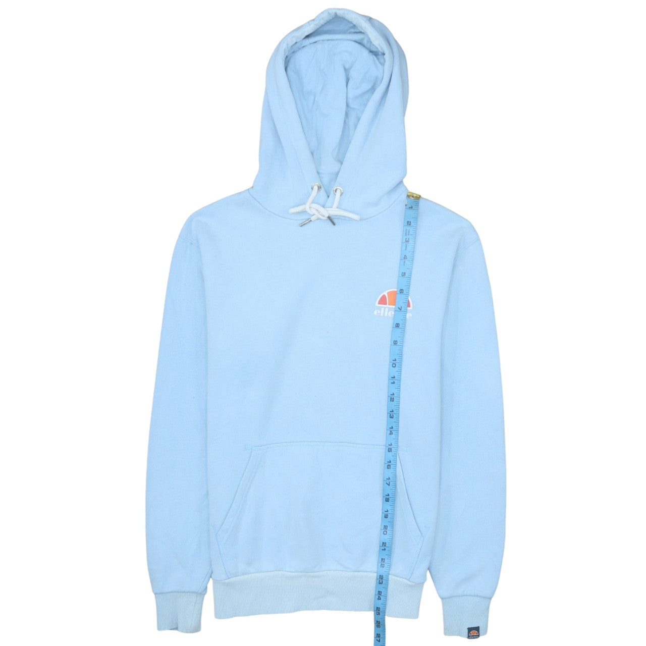 Mens UK Size XS ellesse Blue Pullover Hoodie