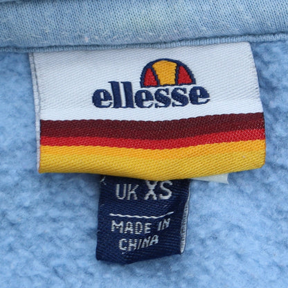 Mens UK Size XS ellesse Blue Pullover Hoodie