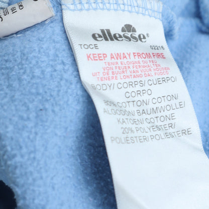 Mens UK Size XS ellesse Blue Pullover Hoodie