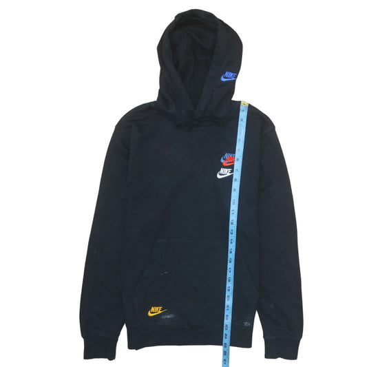 Mens UK Size M Nike Black Pullover Hoodie