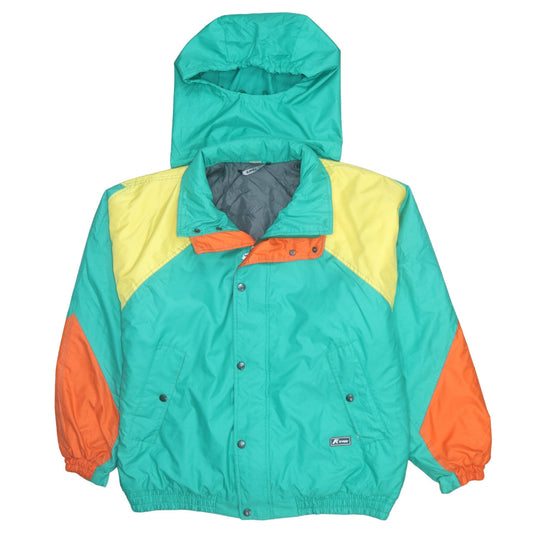 Mens UK Size XL K-Way Multicoloured Puffer Jacket