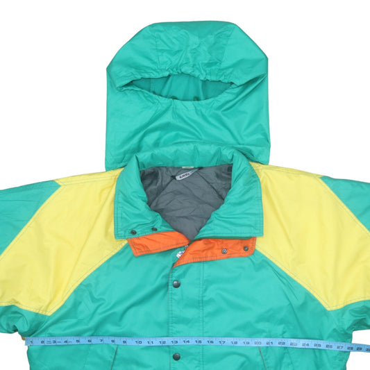 Mens UK Size XL K-Way Multicoloured Puffer Jacket
