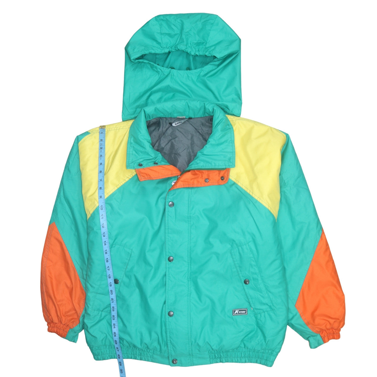 Mens UK Size XL K-Way Multicoloured Puffer Jacket