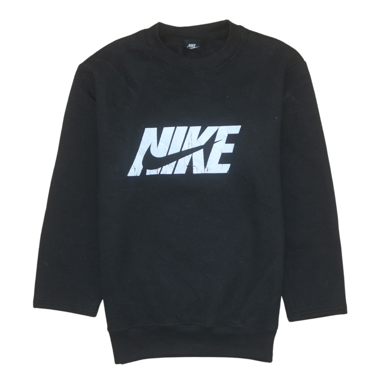Mens UK Size M Nike Black Pullover Sweatshirt
