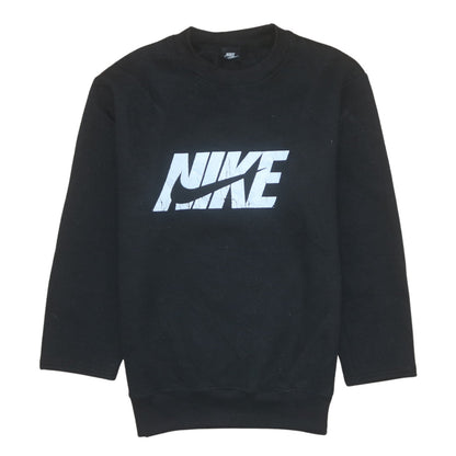 Mens UK Size M Nike Black Pullover Sweatshirt