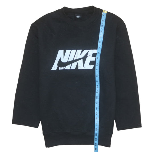 Mens UK Size M Nike Black Pullover Sweatshirt