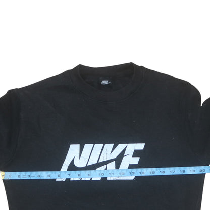 Mens UK Size M Nike Black Pullover Sweatshirt