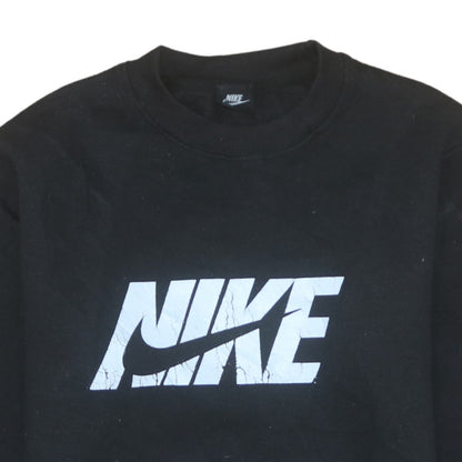 Mens UK Size M Nike Black Pullover Sweatshirt