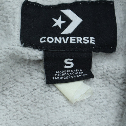 Mens UK Size S Converse Grey Pullover Hoodie