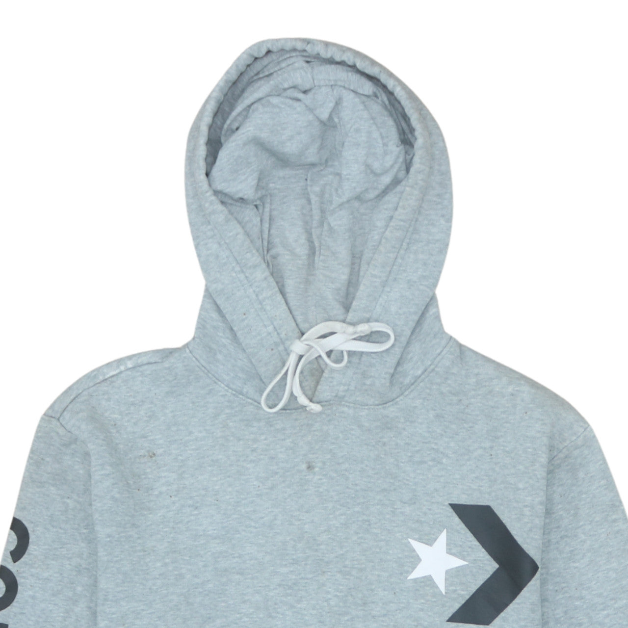 Mens UK Size S Converse Grey Pullover Hoodie