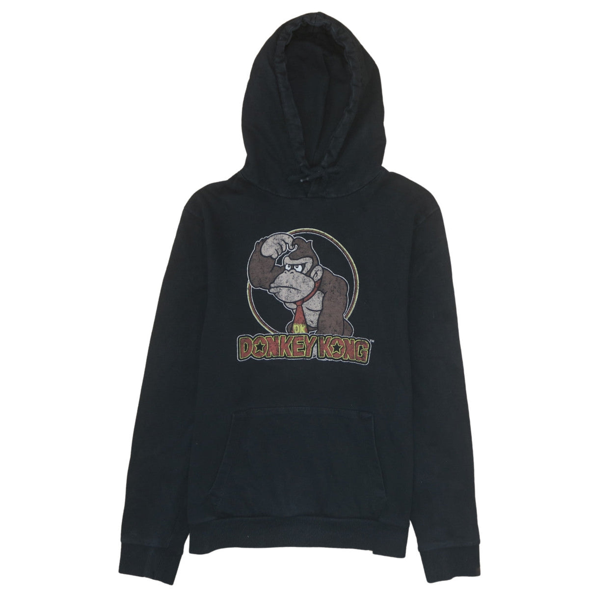 Mens UK Size M Nintendo Black Pullover Hoodie