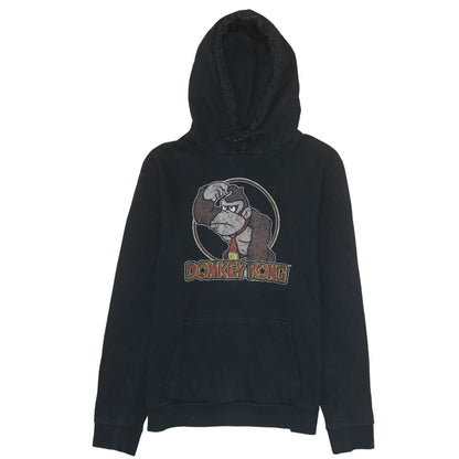 Mens UK Size M Nintendo Black Pullover Hoodie