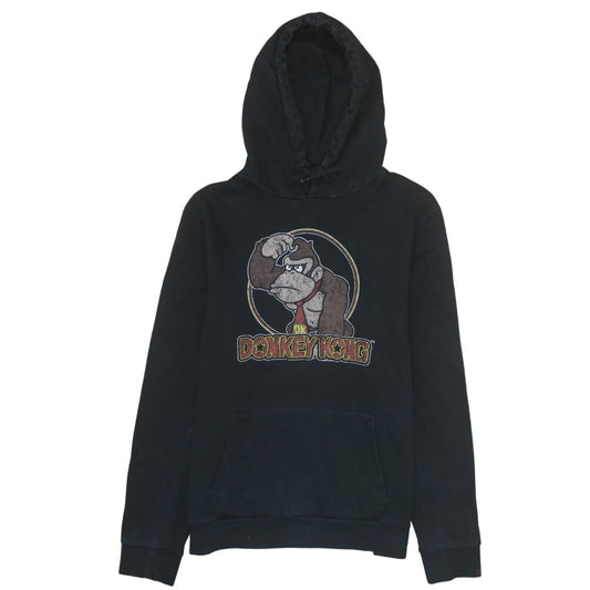 Mens UK Size M Nintendo Black Pullover Hoodie