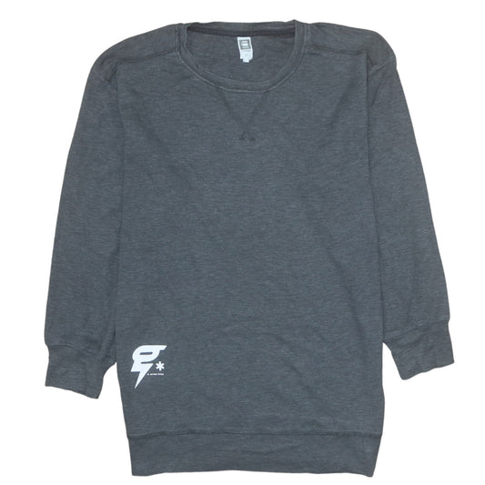 Mens UK Size M G-Star RAW Grey Pullover Sweatshirt
