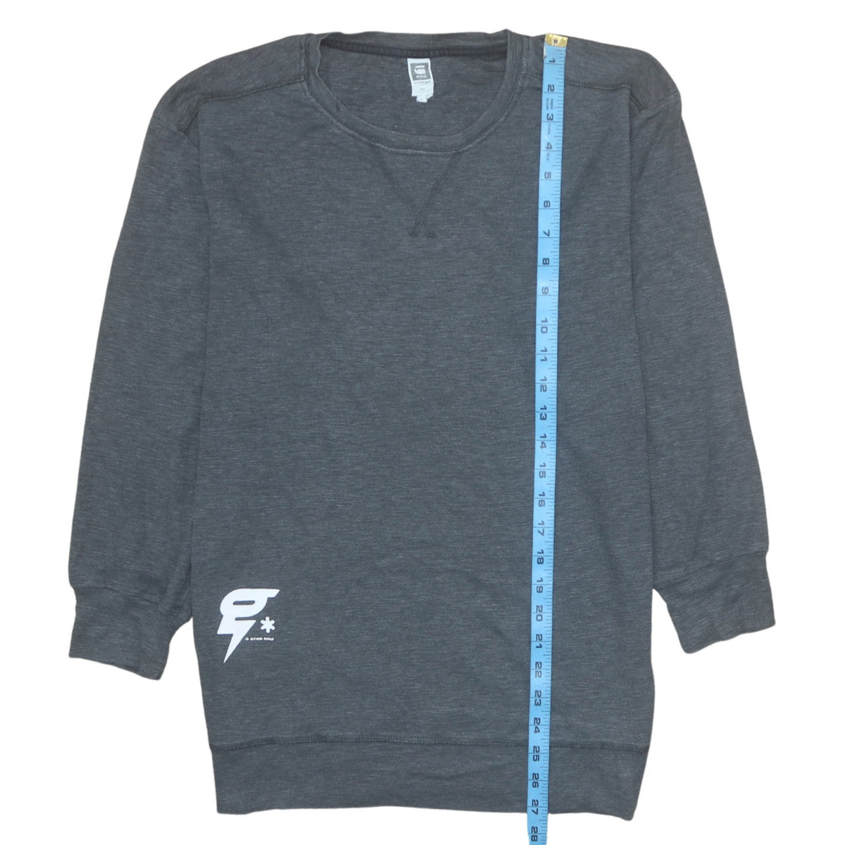 Mens UK Size M G-Star RAW Grey Pullover Sweatshirt