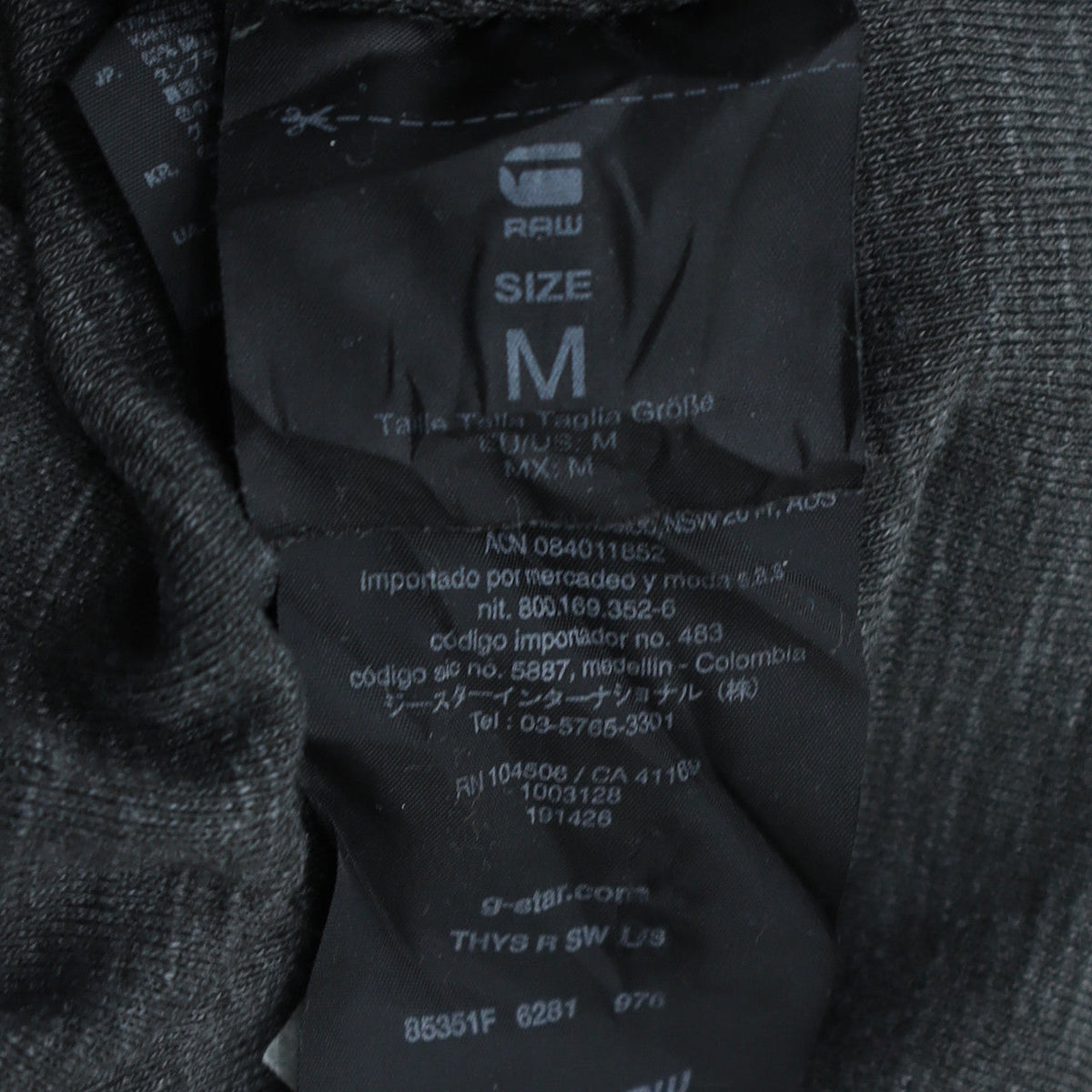 Mens UK Size M G-Star RAW Grey Pullover Sweatshirt