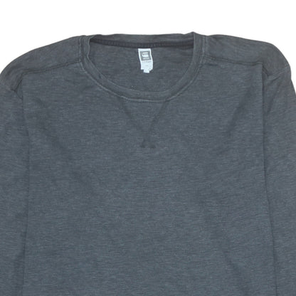 Mens UK Size M G-Star RAW Grey Pullover Sweatshirt