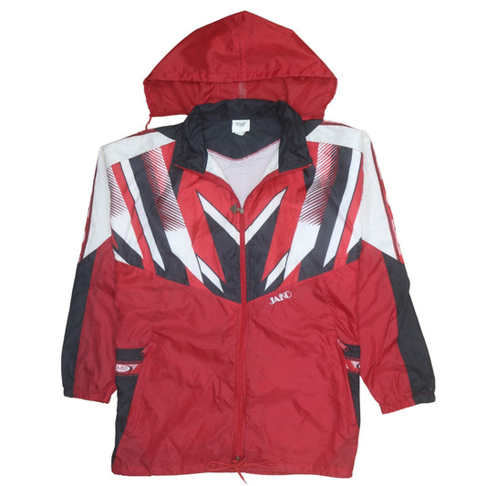 Mens UK Size XL JAKO Red Windbreaker Coat
