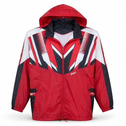 Mens UK Size XL JAKO Red Windbreaker Coat