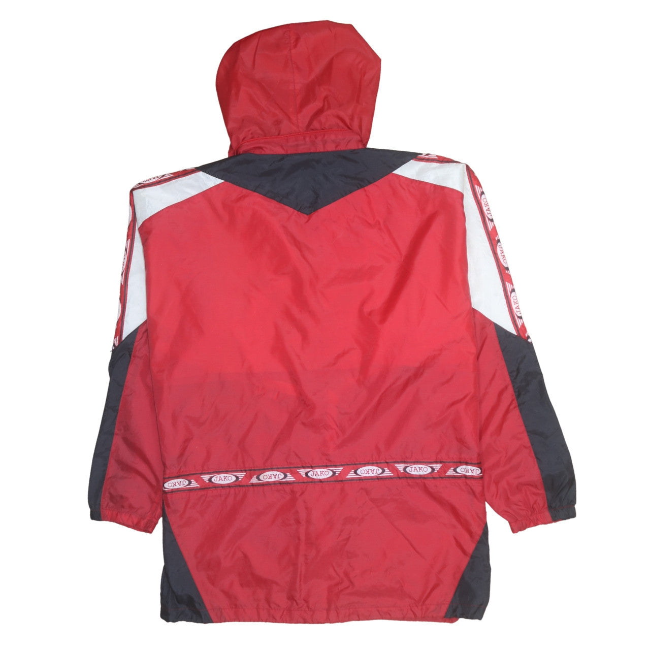 Mens UK Size XL JAKO Red Windbreaker Coat