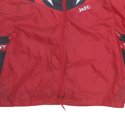 Mens UK Size XL JAKO Red Windbreaker Coat