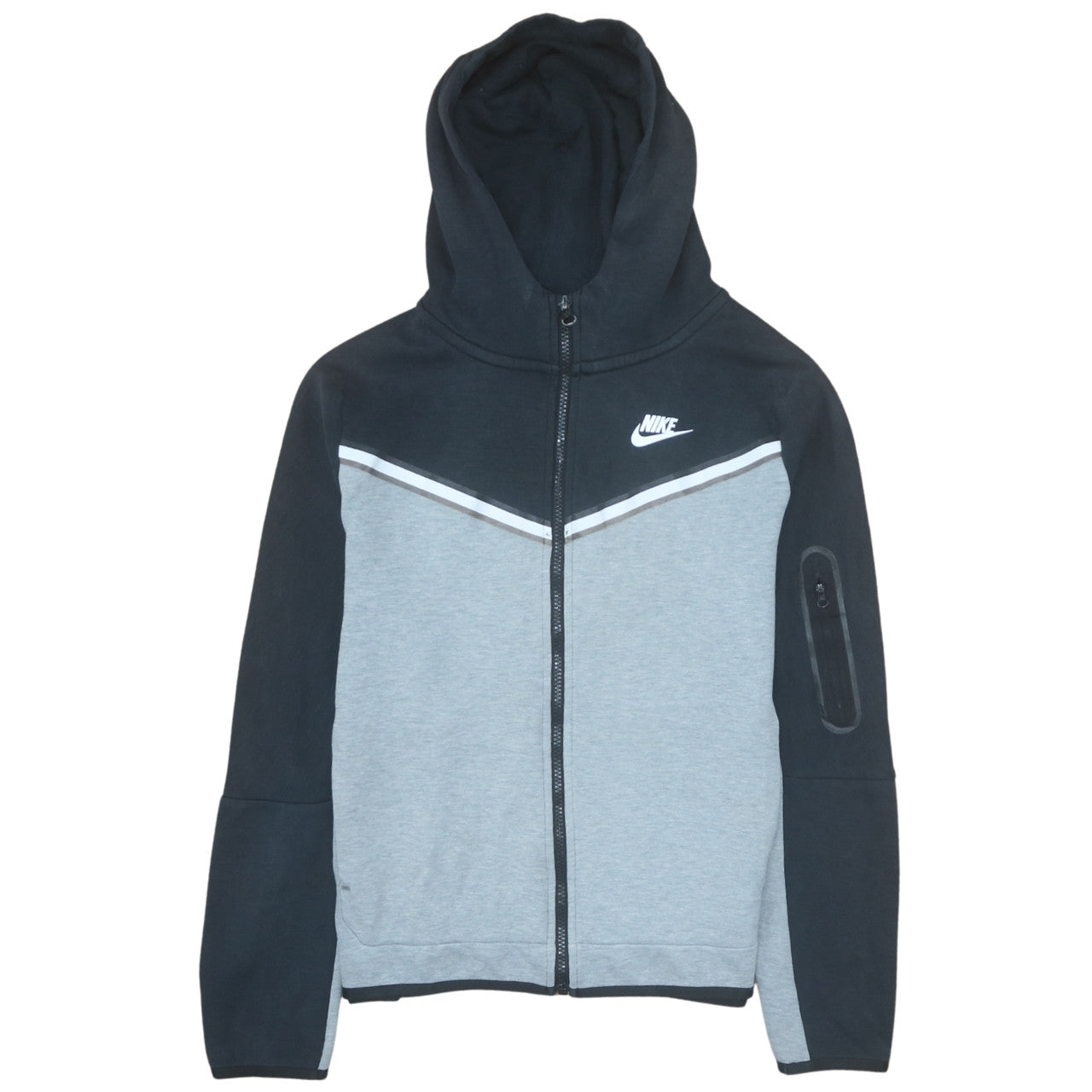 Teens UK Size XL Nike Grey Full Zip Hoodie