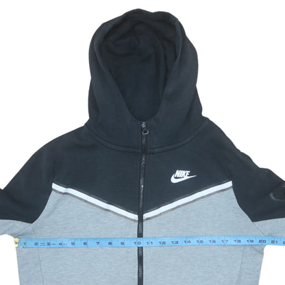 Teens UK Size XL Nike Grey Full Zip Hoodie