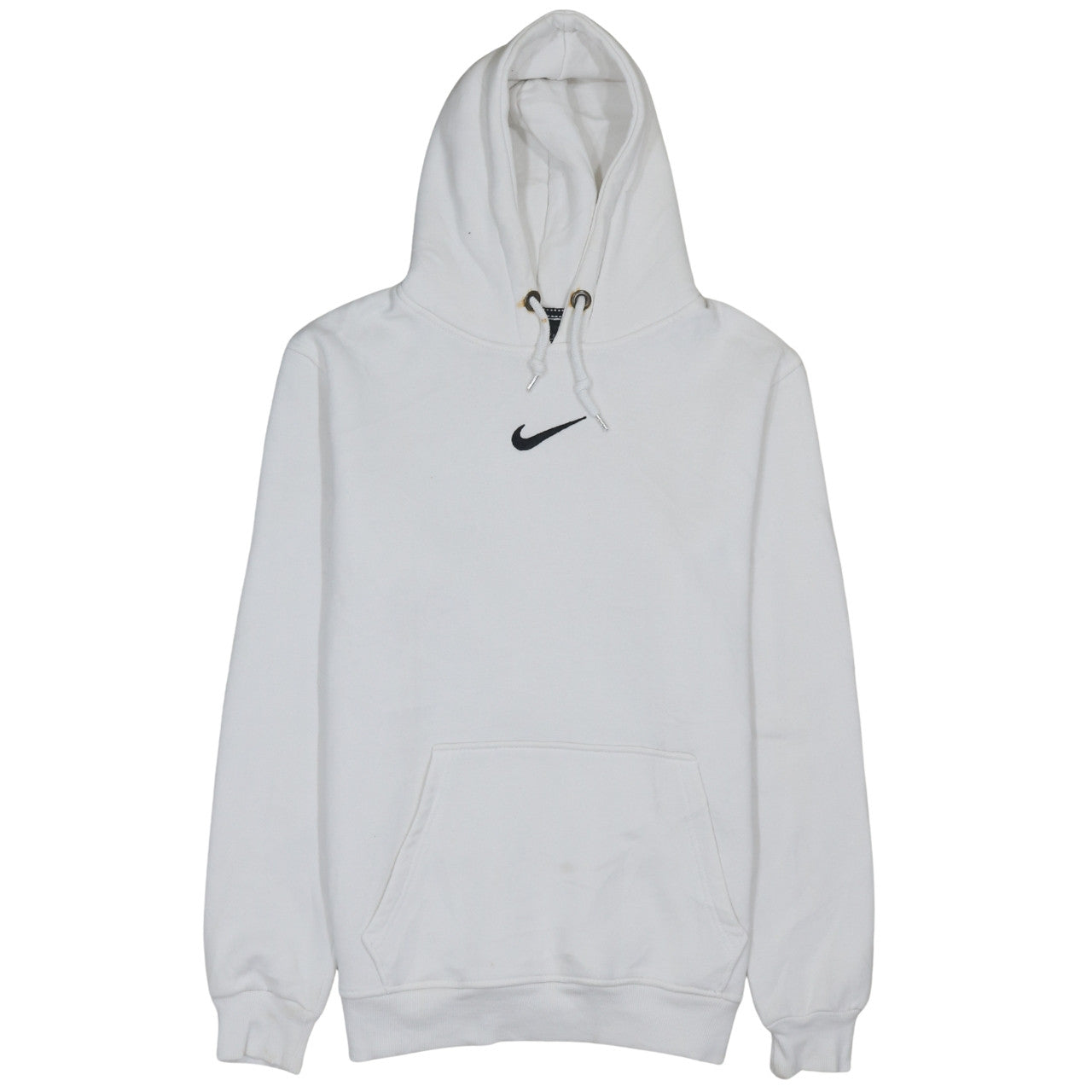 Mens UK Size M Nike White Pullover Hoodie