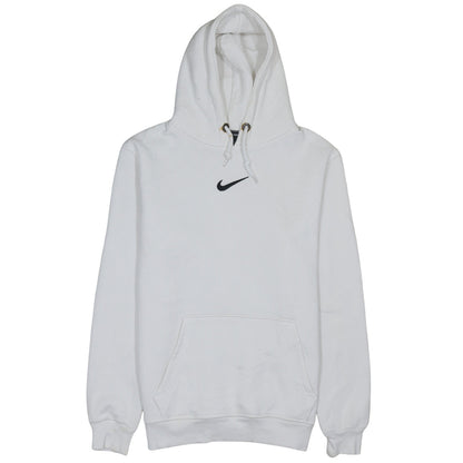 Mens UK Size M Nike White Pullover Hoodie