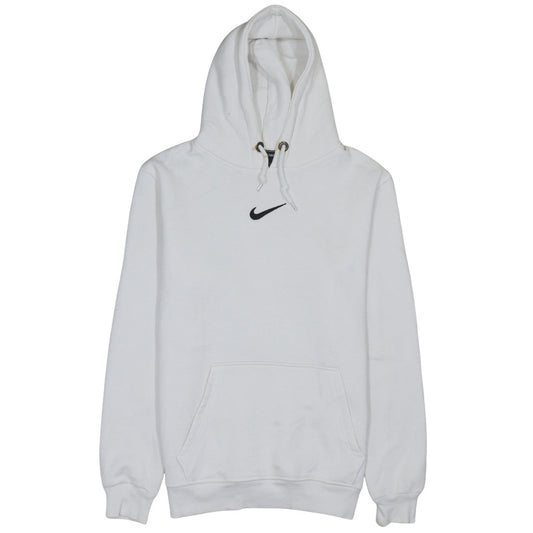 Mens UK Size M Nike White Pullover Hoodie