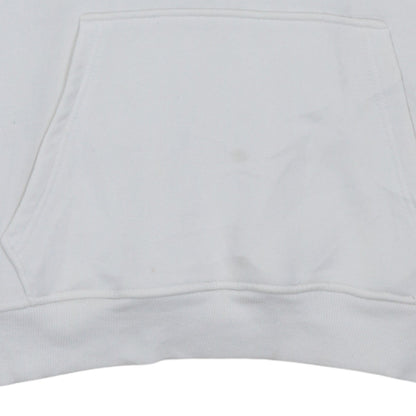 Mens UK Size M Nike White Pullover Hoodie