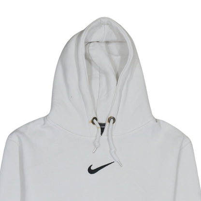 Mens UK Size M Nike White Pullover Hoodie