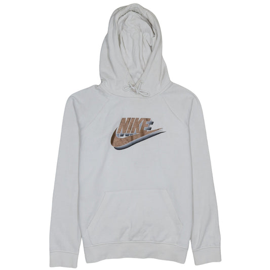 Mens UK Size S Nike White Pullover Hoodie