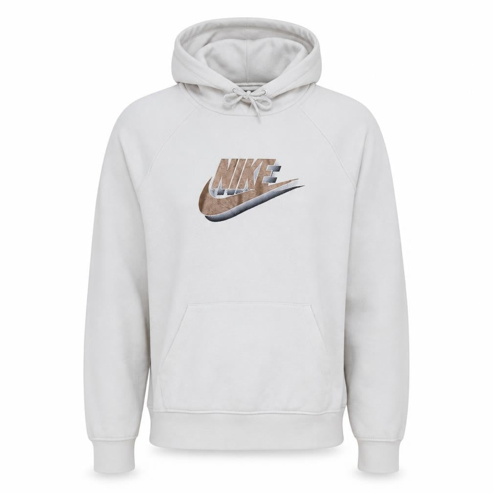 Mens UK Size S Nike White Pullover Hoodie
