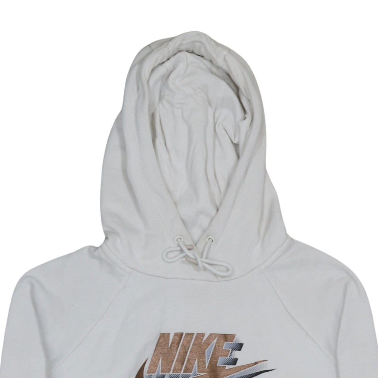 Mens UK Size S Nike White Pullover Hoodie