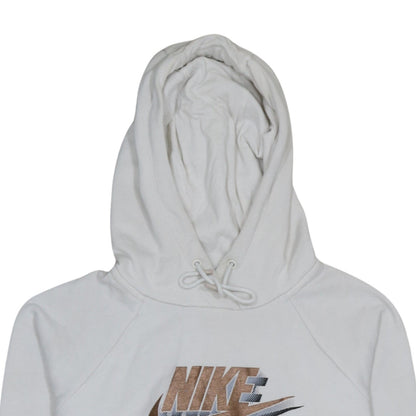 Mens UK Size S Nike White Pullover Hoodie
