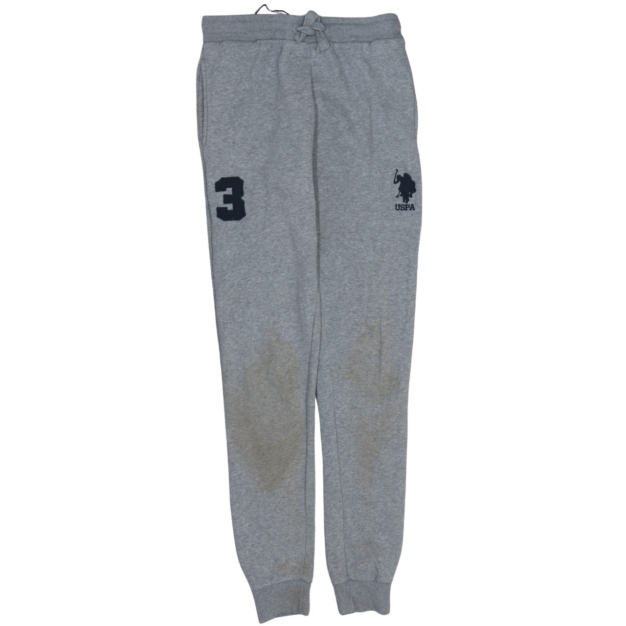Teenss UK Size 12-13 U.S. Polo Assn. Regular Fit Jogger Grey Trousers