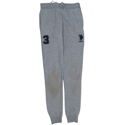 Teenss UK Size 12-13 U.S. Polo Assn. Regular Fit Jogger Grey Trousers