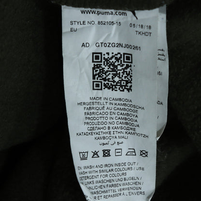 Teens UK Size XL PUMA Green Pullover Hoodie