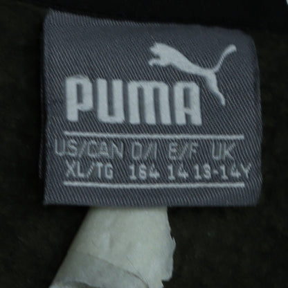 Teens UK Size XL PUMA Green Pullover Hoodie