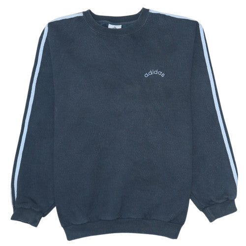 Mens UK Size M adidas Black Pullover Sweatshirt