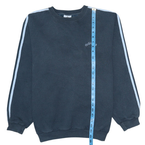 Mens UK Size M adidas Black Pullover Sweatshirt