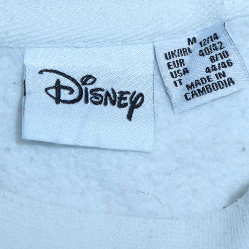 Womens UK Size M Disney White Pullover Sweatshirt