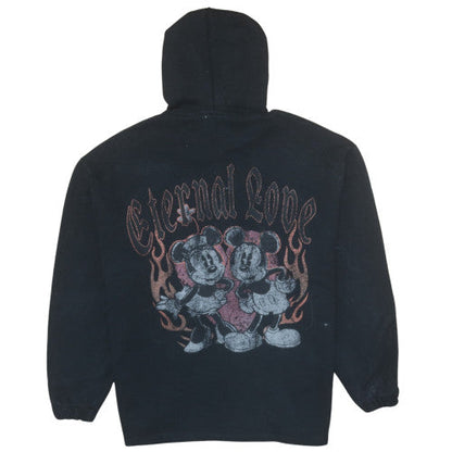 Mens UK Size L ASOS DESIGN x Disney Black Pullover Hoodie