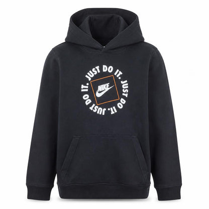 Mens UK Size L Nike Black Pullover Hoodie